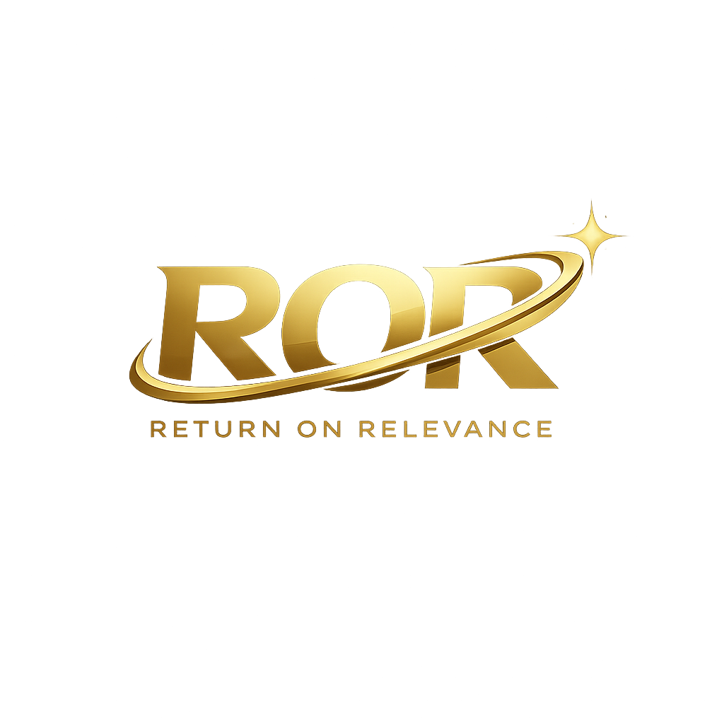 ROR - Return on Relevance Logo